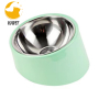 Cat bowl food diagonal cat bowl neck protection dog food bowl to prevent