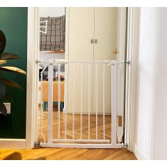 Easy Walk Thru Safety Gate Pet Stairways Used For Home Living Room Keep Pets Safety