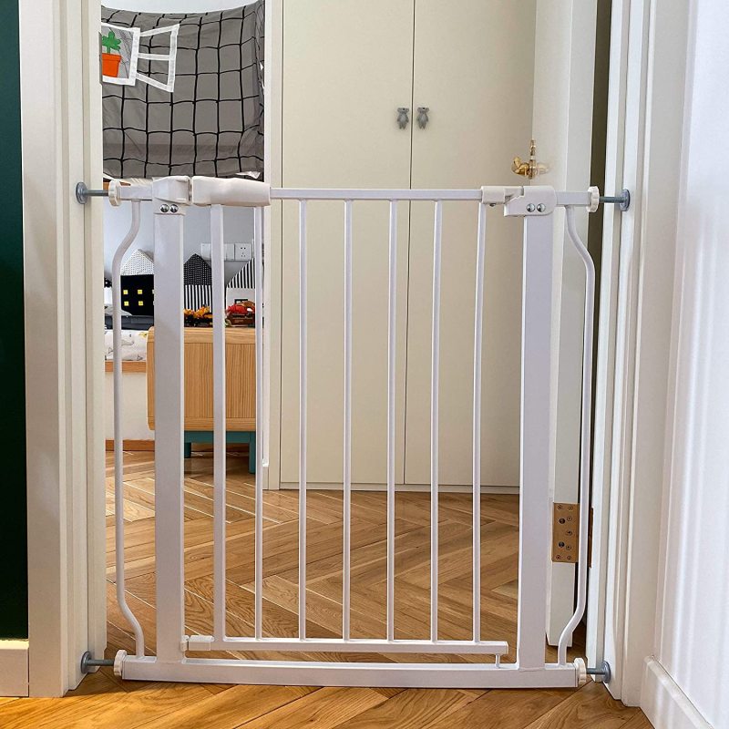 Easy Walk Thru Safety Gate Pet Stairways Used For Home Living Room Keep Pets Safety