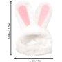 Soft Cute Costume Bunny Rabbit Hat with Ears for Cats