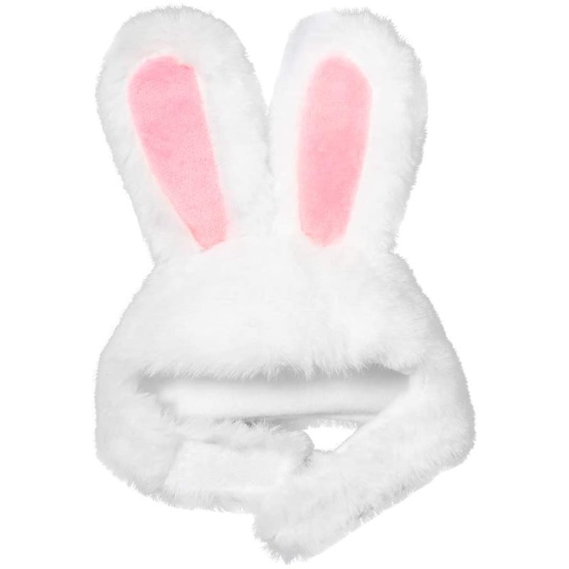 Soft Cute Costume Bunny Rabbit Hat with Ears for Cats