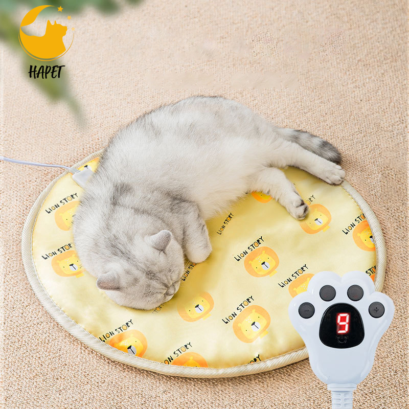 Pet Heating Pad for Dogs Cats Heated Bed Mat Indoor Electric Dog Heating Pad Waterproof