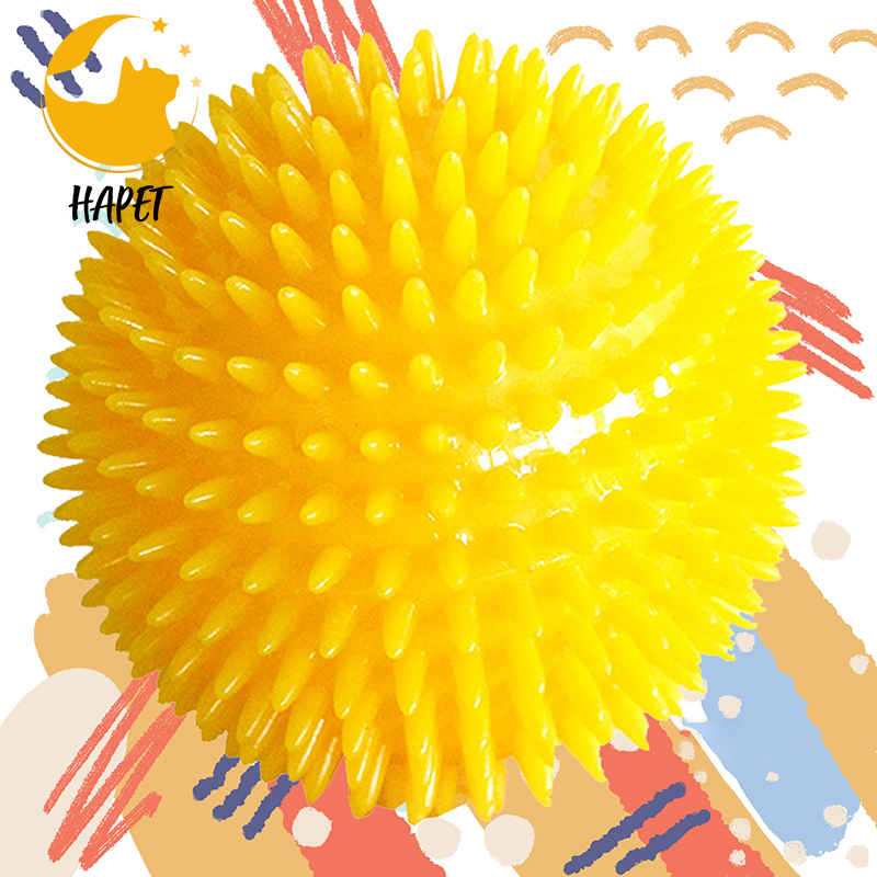 Cross-border popular pet toys chew sound toy ball dog bite elastic ball dog bite toy stinger ball