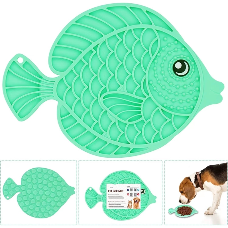 Lick Mat for Dogs & Cats Dog Slow Feeders with Strong Suction Cups Pet Products