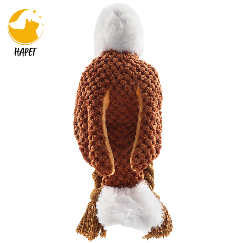 Squeaky Dog Chew Toys for Large Medium Small Dogs Stuffed Animals Rope Chew Toy