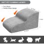 Dog Stairs for SmalL, High Density Foam Ramp, Extra Wide Non-Slip Pet Steps High Beds Or Couch