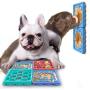 Durable Silicone Slow Feeder Dog Lick Mat Bathing and Grooming Easy to Apply Peanut Butter in Shower