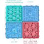Durable Silicone Slow Feeder Dog Lick Mat Bathing and Grooming Easy to Apply Peanut Butter in Shower