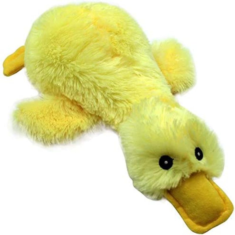 Plush Squeaky Dog Duck Toys - Stuffed Pet Toy Duck Interactive Gifts for Dog Birthday Dogs Puppy Biting Chew Toys - for Medium a