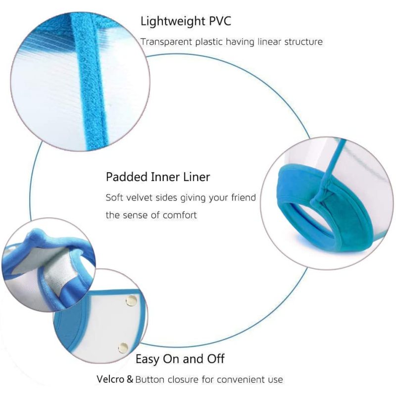 Product Soft Edge Plastic Pet Recovery Collar Healing Safety Practical Protective
