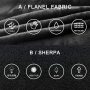 Soft Sherpa Fluffy Fleece Washable Pet Proof Dog Blanket for Large Medium Small Puppy Dogs