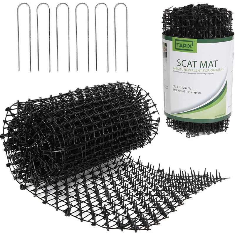 Cat Scat Mat with Digging Stopper Anti-cat Network Strips Cat Deterrent Mat for indoor and outdoor