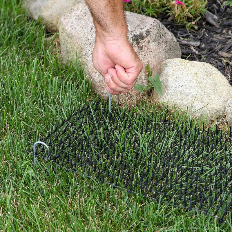 Cat Scat Mat with Digging Stopper Anti-cat Network Strips Cat Deterrent Mat for indoor and outdoor