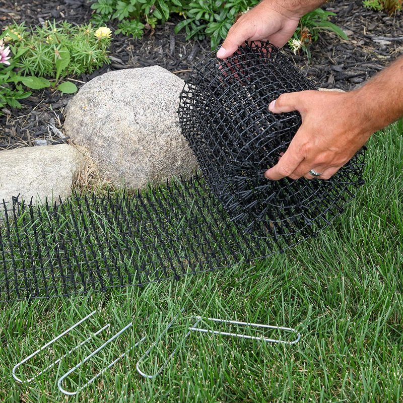 Cat Scat Mat with Digging Stopper Anti-cat Network Strips Cat Deterrent Mat for indoor and outdoor