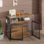 Double Doors Dog House Dog Kennel Furniture Heavy Duty