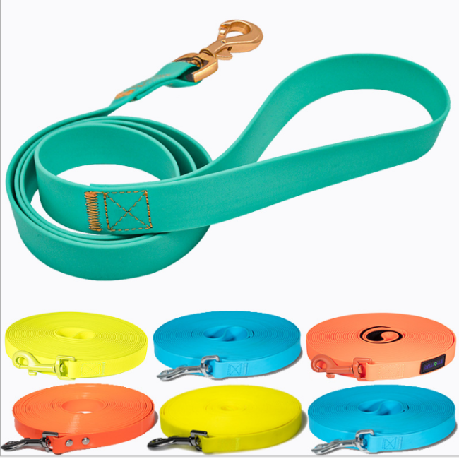 Wholesalers waterproof PVC reflective Dog Leash with Soft Padded Handle