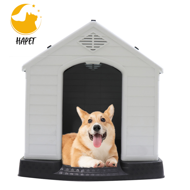 Luxury Dog House Ventilated Animal Kennel for Indoor or Outdoor Use Weatherproof