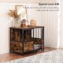 Decorative Dog Kennel Crate Furniture End Table Easy Assembly
