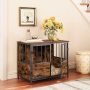 Decorative Dog Kennel Crate Furniture End Table Easy Assembly