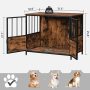 Decorative Dog Kennel Crate Furniture End Table Easy Assembly