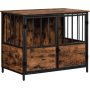 Decorative Dog Kennel Crate Furniture End Table Easy Assembly