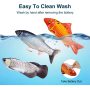 Floppy Fish Cat Toy, Moving Fish Toy Interactive Flopping Cat Kicker , Dancing Wiggle  Catnip Toys