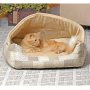 Hooded Lounge Sleeper Pet Bed