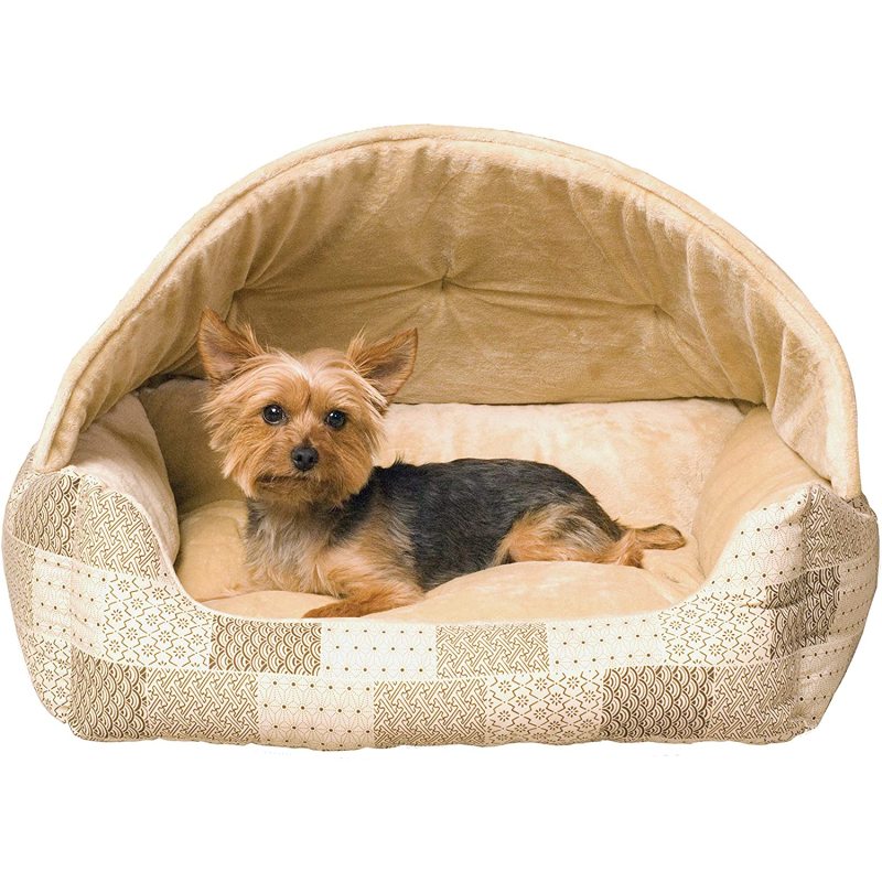 Hooded Lounge Sleeper Pet Bed