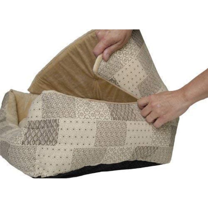 Hooded Lounge Sleeper Pet Bed