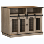 Removable Panel Dog Cage with Shelves Fancy Puppy Furniture