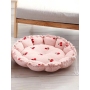 Cloud fluffy cat nest petal adjustable pumpkin warm plush cat bed pet beds luxury