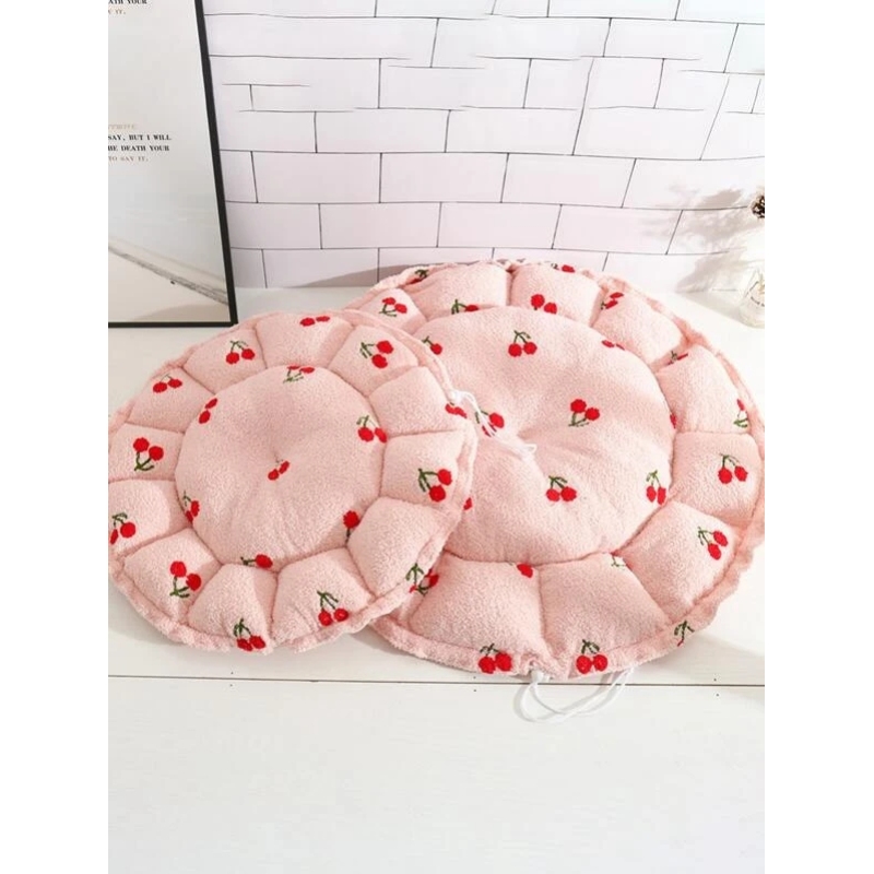 Cloud fluffy cat nest petal adjustable pumpkin warm plush cat bed pet beds luxury