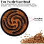 Preventing Choking Healthy Bowl Pet Slower Food Dishes Interactive Bloat