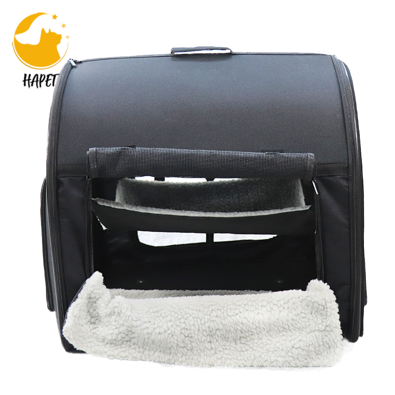 Cheap foldable pet carrier soft-sided Double Dog Kennel Carrier Travel Bag for Dog and Cat Wholesale pet travel bag