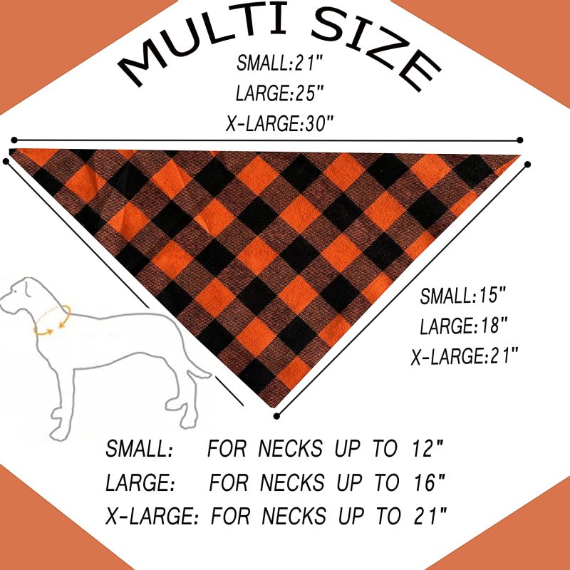 [ PREMIUM QUALITY MATERIAL ]:The double-layer fabric makes our dog bandanas more durable and not easy to be bitten by pets