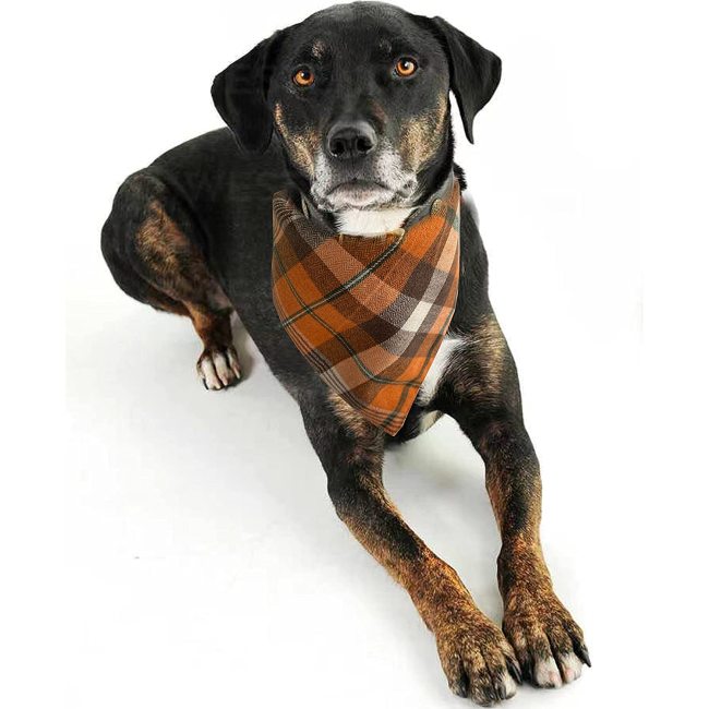 [ PREMIUM QUALITY MATERIAL ]:The double-layer fabric makes our dog bandanas more durable and not easy to be bitten by pets