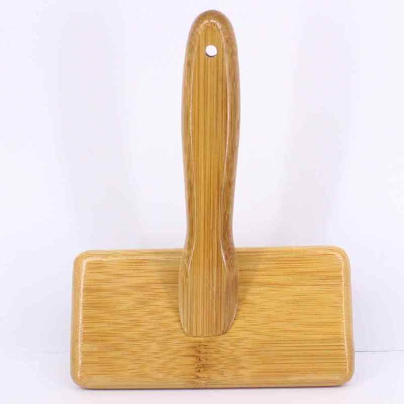 Patina Pet Grooming Brush,Natural Bamboo Boar Bristles Brush for Matted Short and Long Haired Dogs