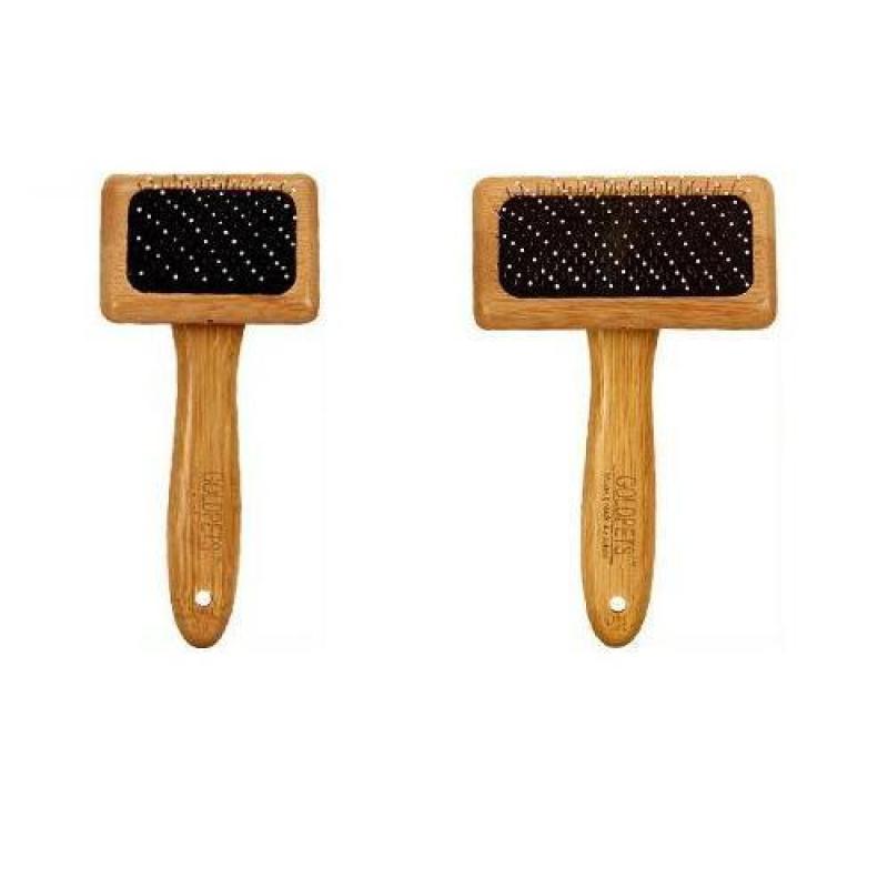 Patina Pet Grooming Brush,Natural Bamboo Boar Bristles Brush for Matted Short and Long Haired Dogs