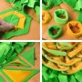 Dog Snuffle Mat  Pet Feeding Mat Training Foraging Sniffing Pad Dogs Portable Travel Use for Stress Release
