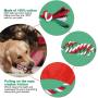Christmas Dog Rope Toy Christmas Stocking Gift Set Cotton Rope Knot Chew Toy for Medium and Large Dogs Teething Clean