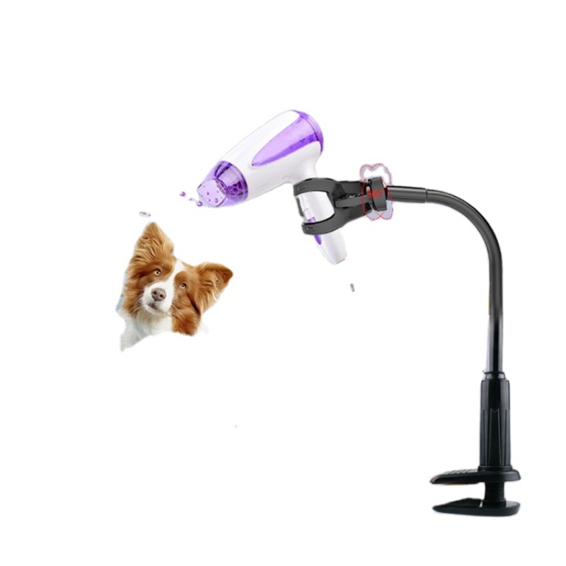 Dog Pet Grooming Table Hair Dryer Stand Holder Hands 360 Degree Rotating Lazy Hair Dryer Stand Hand Free for dog cat