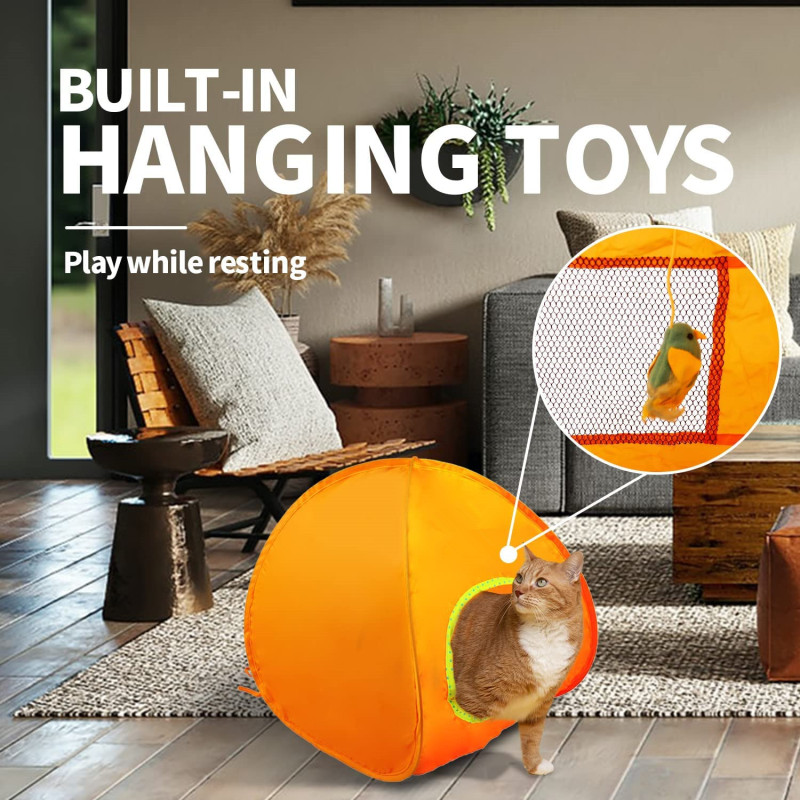 Breathable Pet Tent Bed Kitten Puppy House Playing Toy Cat Toy Tunnel For Kitten