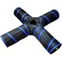4 Way Cat Tunnel Toy Pet Cat Tunnels Interactive Cat Ball Supplies for Indoor