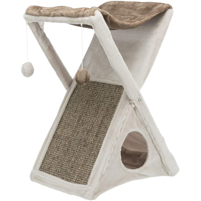Fold and Store Cat Hammock With Scratching Pad Cat Cave Use Home Textile For Indoor