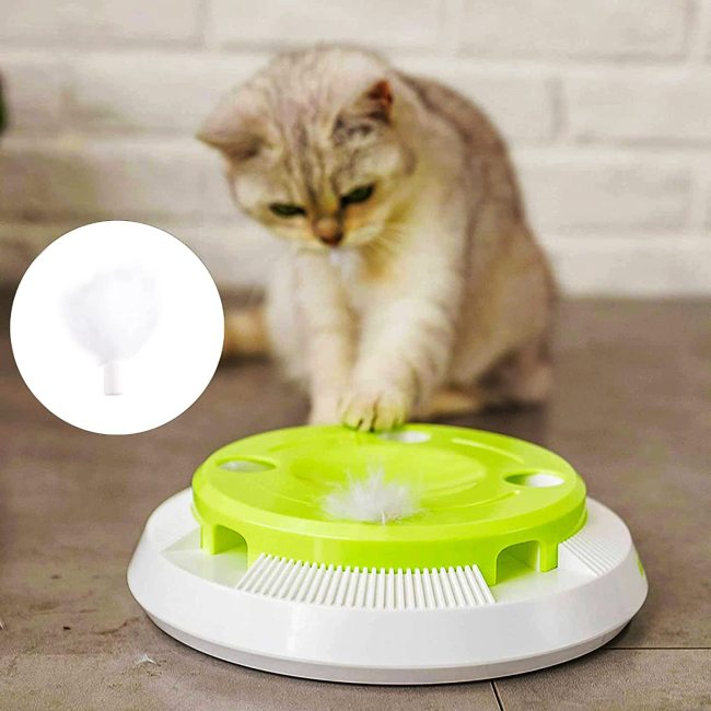 Electric Flutter Rotating Interactive Cat Toy Butterfly Funny Exercise For Cat