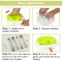 Electric Flutter Rotating Interactive Cat Toy Butterfly Funny Exercise For Cat