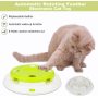 Electric Flutter Rotating Interactive Cat Toy Butterfly Funny Exercise For Cat