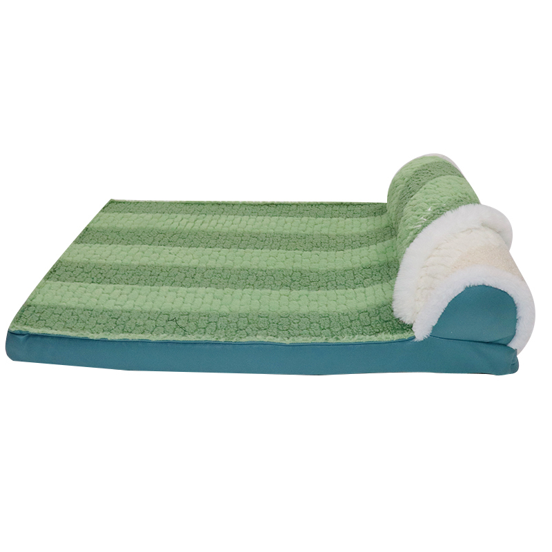 Dog Mattress with Pillow for Crate Kennel Sofa Dog Bed Super Soft Pet Bed