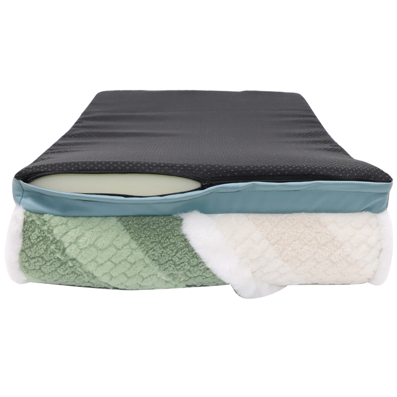 Dog Mattress with Pillow for Crate Kennel Sofa Dog Bed Super Soft Pet Bed