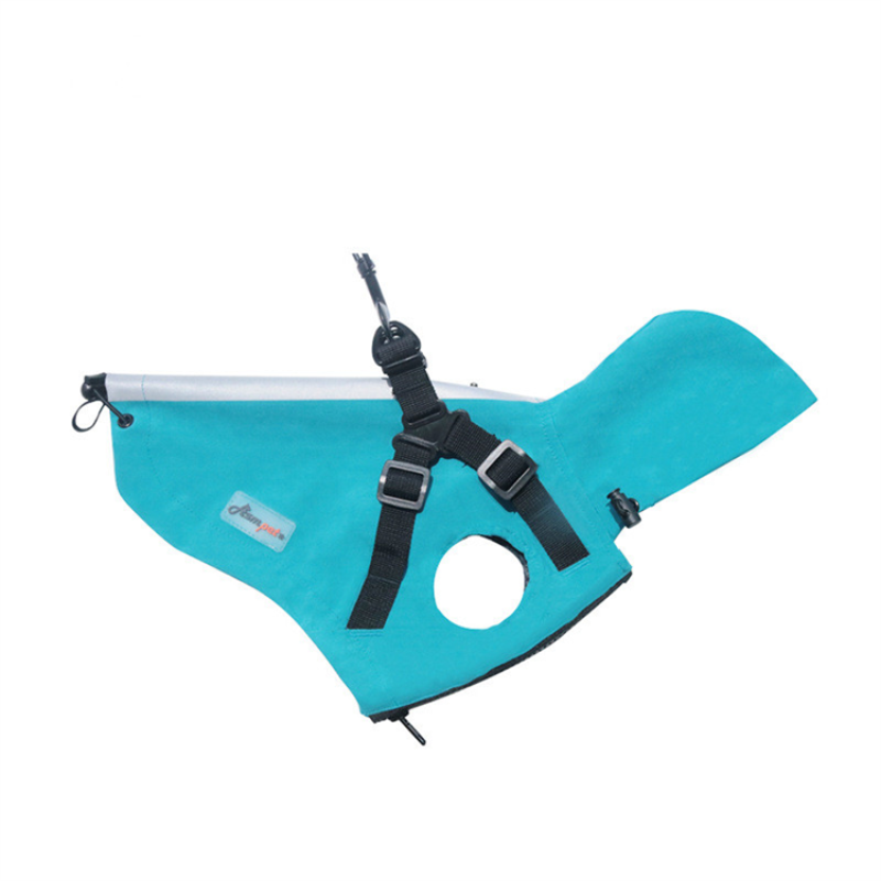 OEM/ODM Wholesale Waterproof Dog Jackets Dog Raincoat With Harness Dog Light Poncho Easy Walking & Sports Pet Poncho